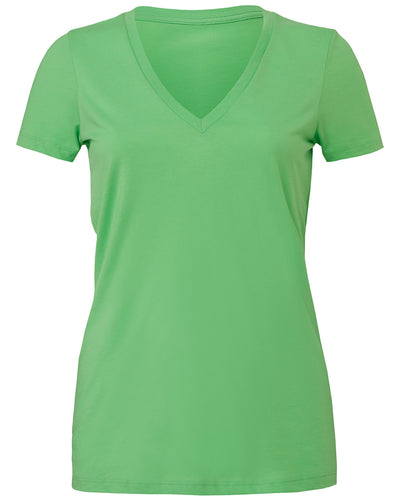 Bella + Canvas Ladies' Jersey Short-Sleeve Deep V-Neck T-Shirt