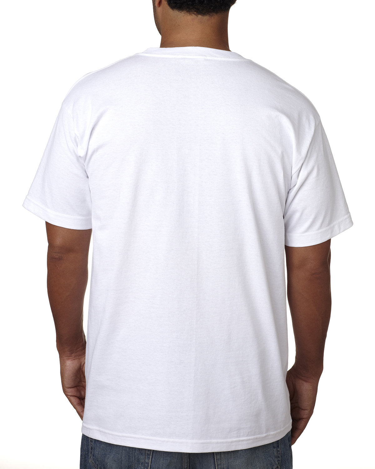 Bayside Adult Short-Sleeve T-Shirt with Pocket Bayside