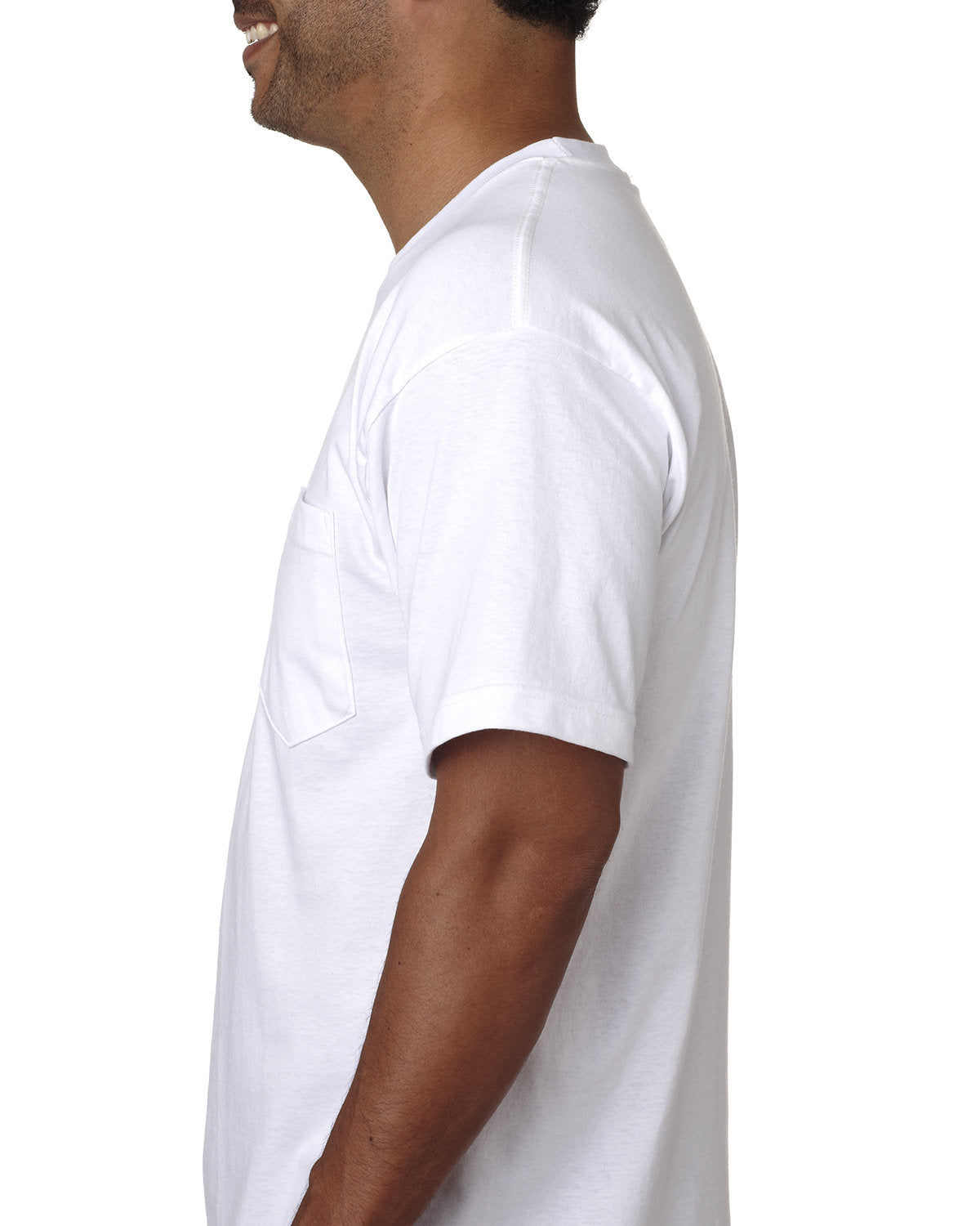 Bayside Adult Short-Sleeve T-Shirt with Pocket Bayside