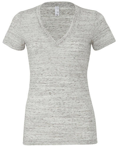 Bella + Canvas Ladies' Jersey Short-Sleeve Deep V-Neck T-Shirt