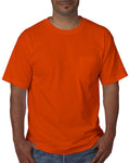 Bayside Adult Short-Sleeve T-Shirt with Pocket Bayside