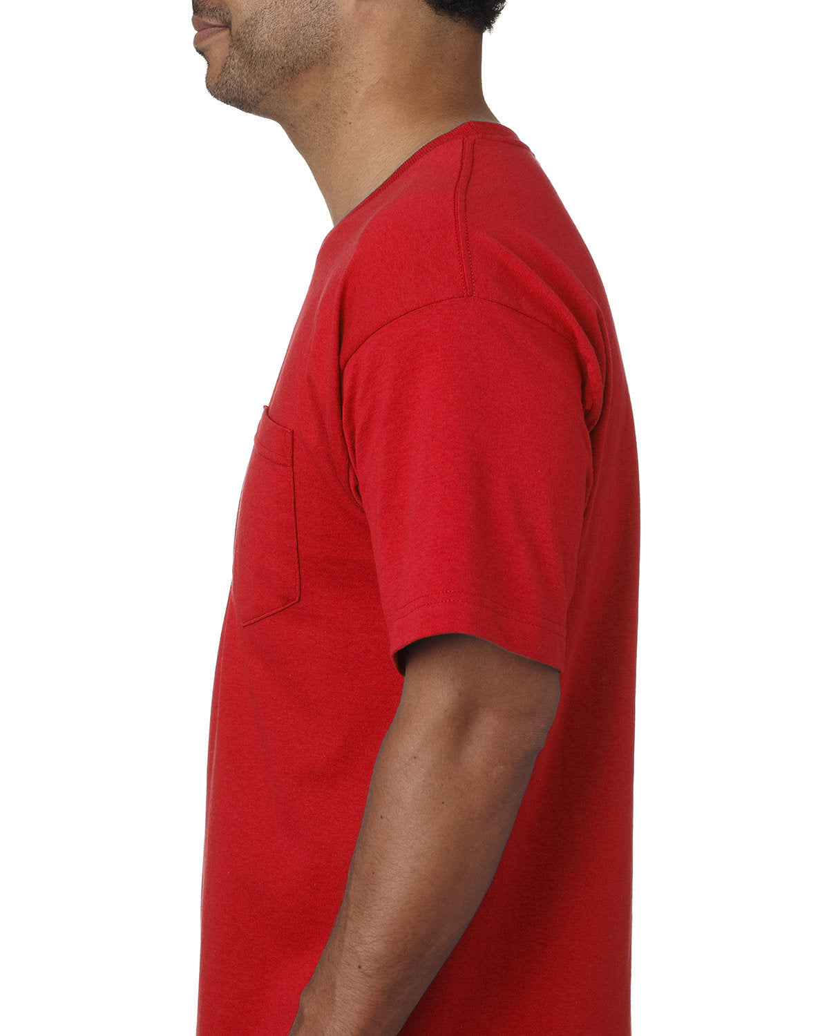 Bayside Adult Short-Sleeve T-Shirt with Pocket Bayside