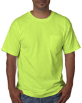 Bayside Adult Short-Sleeve T-Shirt with Pocket Bayside
