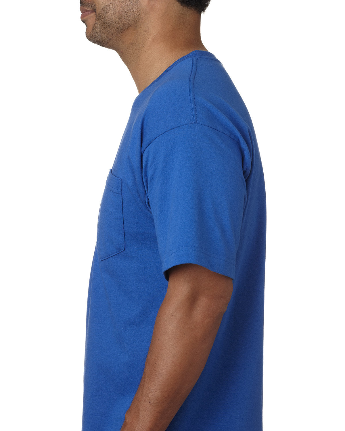 Bayside Adult Short-Sleeve T-Shirt with Pocket Bayside