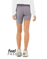 BELLA + CANVAS Women's High Waist Biker Short