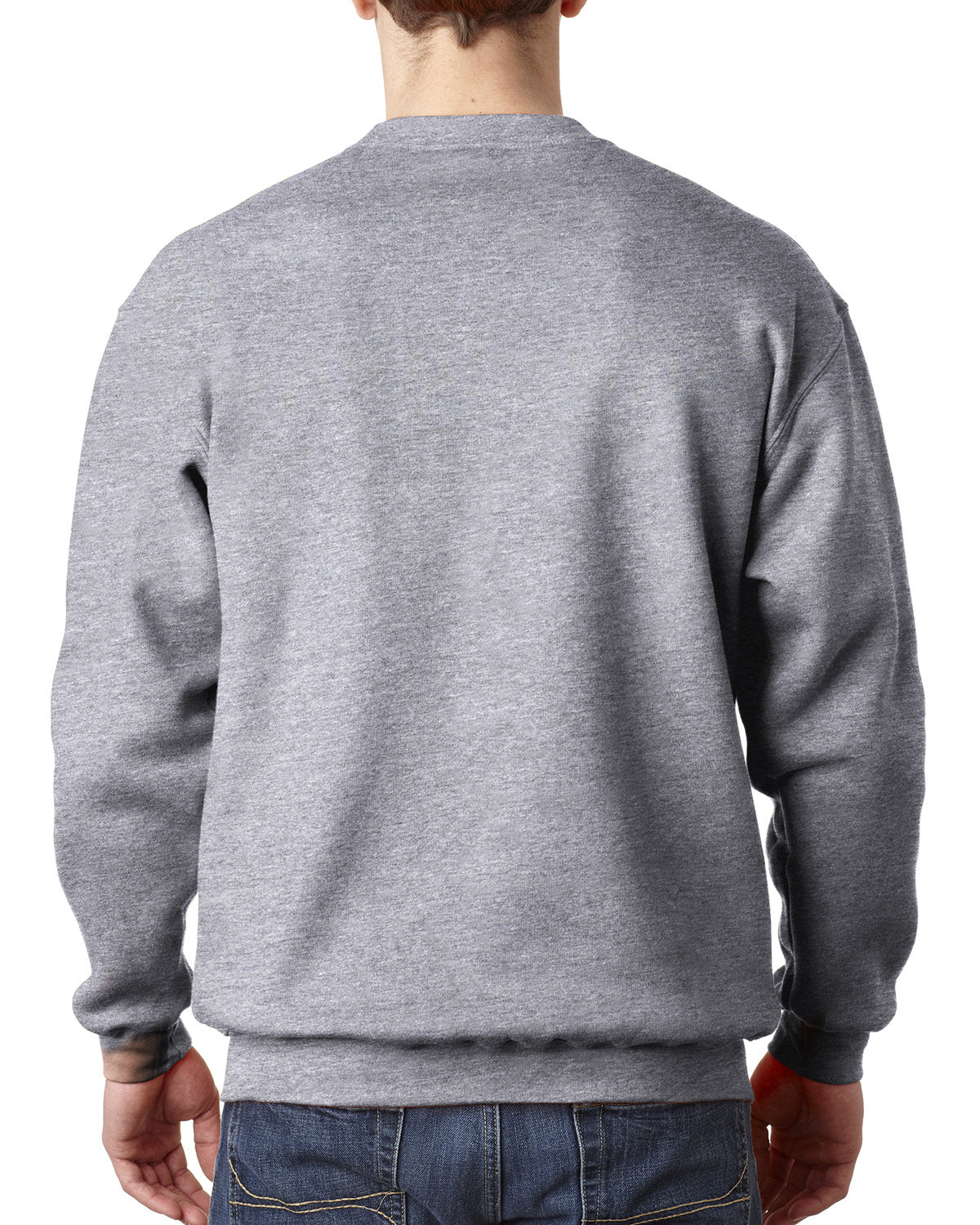 Bayside Men's Heavyweight Crewneck Sweatshirt Bayside