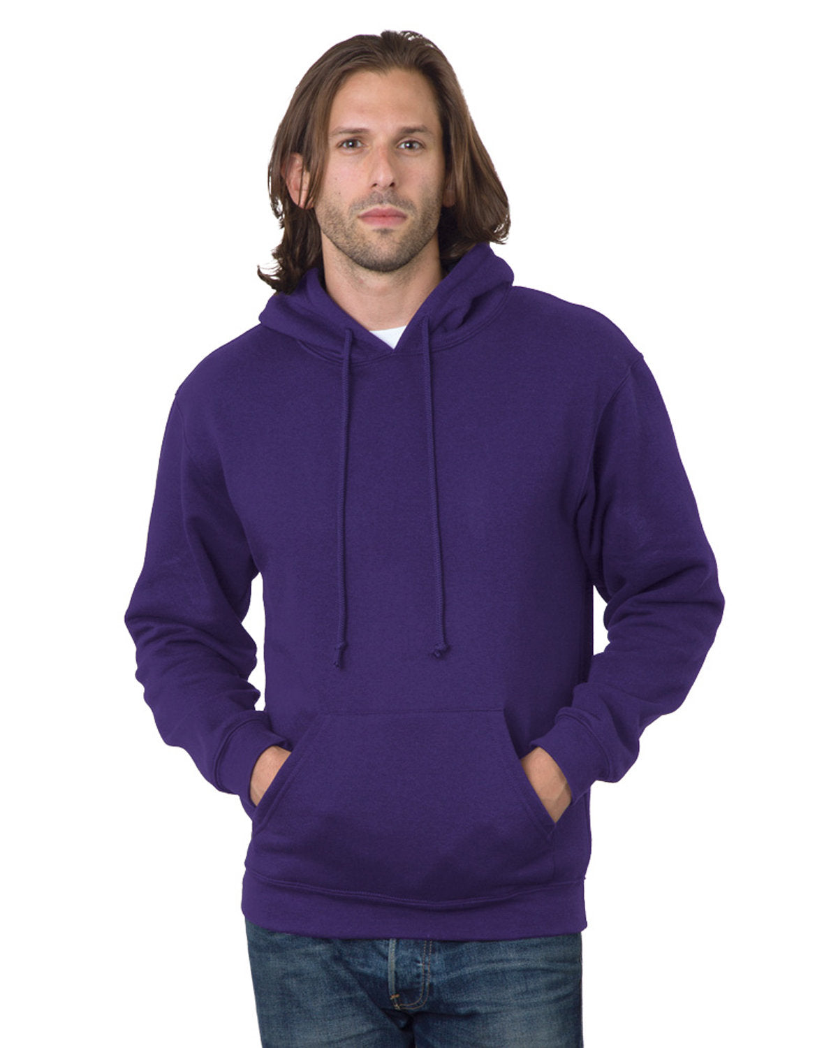 Bayside Men's USA-Made Hooded Sweatshirt