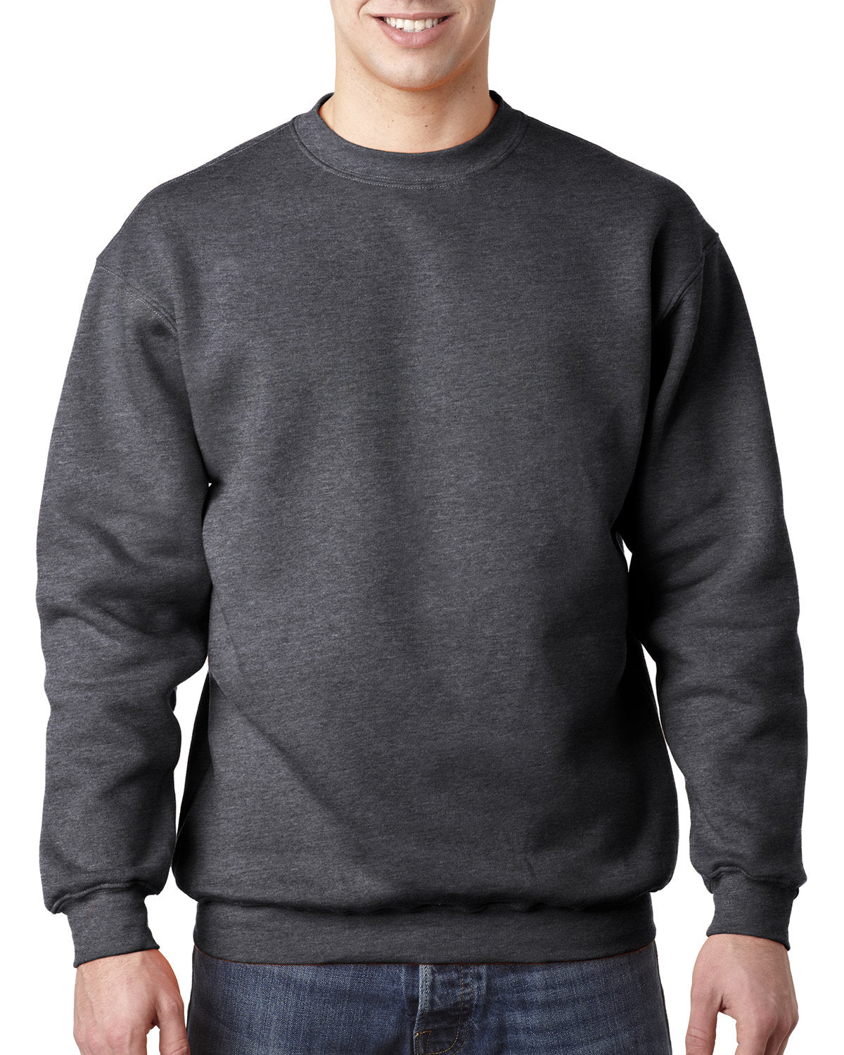 Bayside Men's Heavyweight Crewneck Sweatshirt Bayside