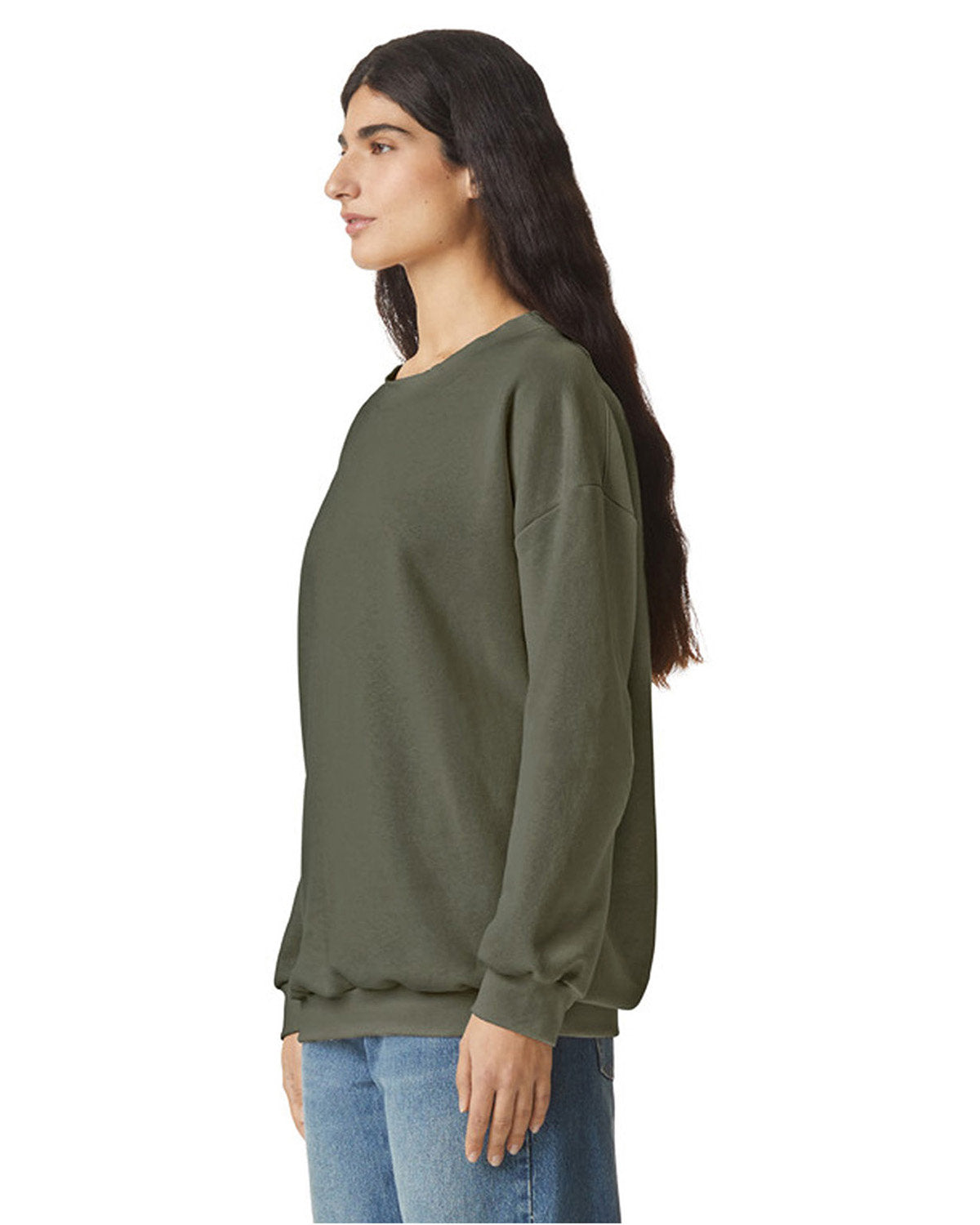 American Apparel Men's Fleece Crewneck Sweatshirt American Apparel