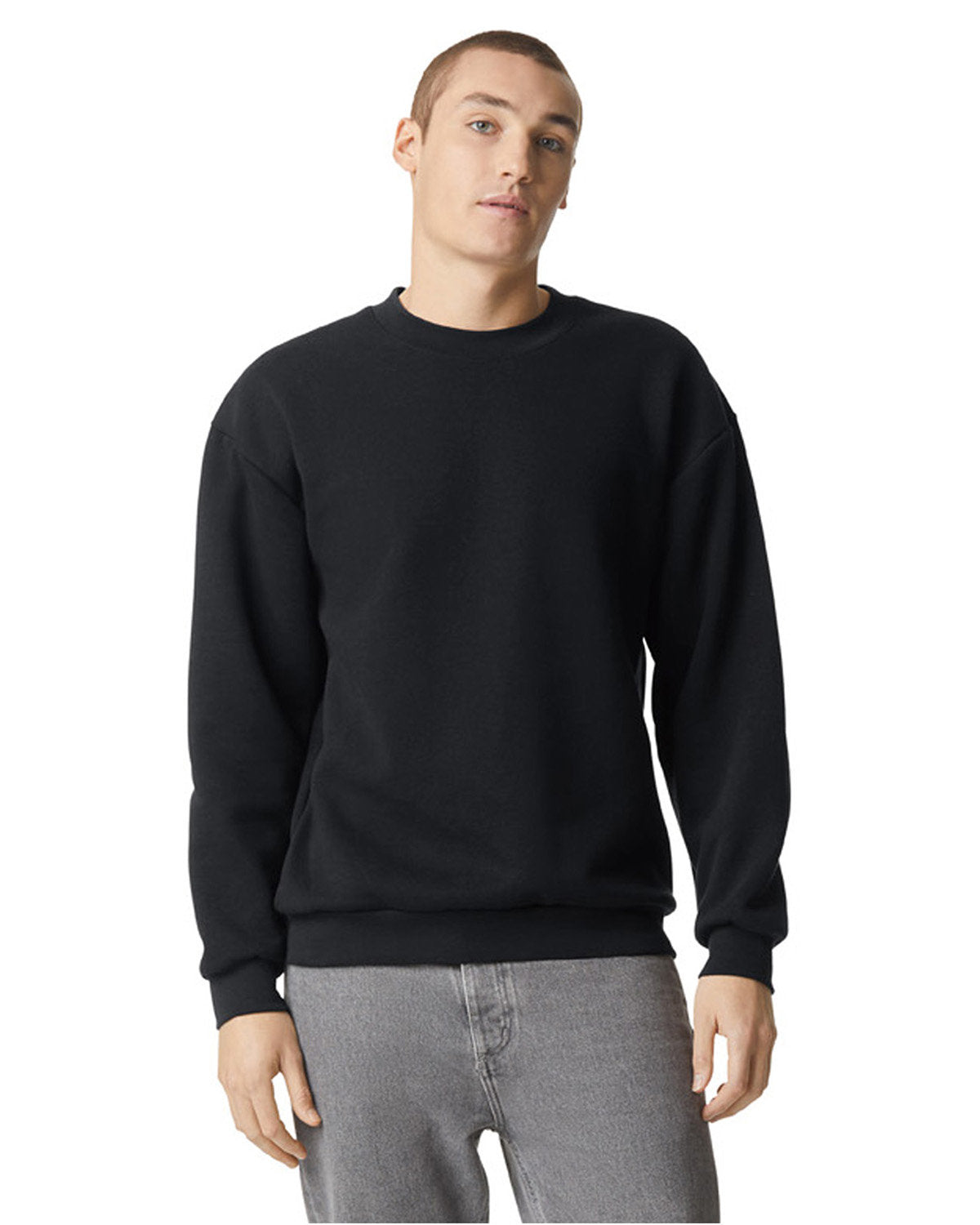 American Apparel Men's Fleece Crewneck Sweatshirt American Apparel