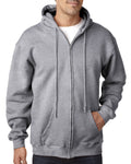 Bayside Men's Full-Zip Hooded Sweatshirt Mens Apparel Sweatshirts & Fleece