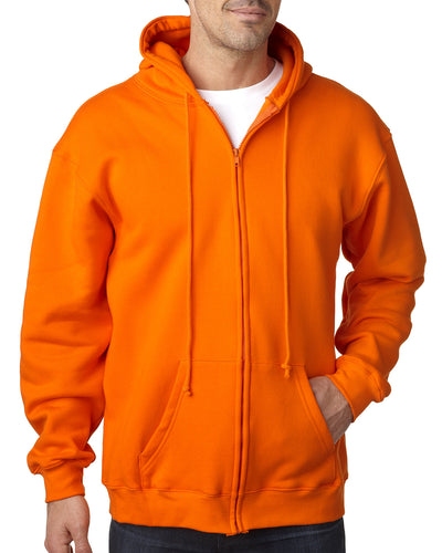 Bayside Men's Full-Zip Hooded Sweatshirt