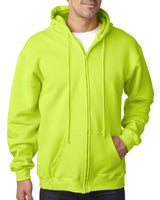 Bayside Men's Full-Zip Hooded Sweatshirt Mens Apparel Sweatshirts & Fleece
