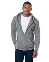 Bayside Men's Full-Zip Hooded Sweatshirt Mens Apparel Sweatshirts & Fleece