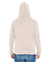 J. America Men's Triblend Full-Zip Hooded Sweatshirt J. America Men's