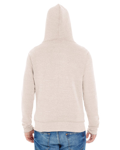 J. America Men's Triblend Full-Zip Hooded Sweatshirt