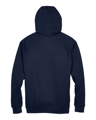 UltraClub Men's Rugged Wear Thermal-Lined Full-Zip Fleece Hooded Sweatshirt