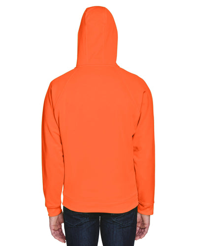 UltraClub Men's Rugged Wear Thermal-Lined Full-Zip Fleece Hooded Sweatshirt