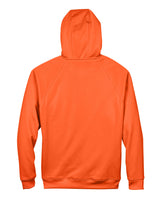 UltraClub Men's Rugged Wear Thermal-Lined Full-Zip Fleece Hooded Sweatshirt UltraClub