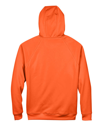 UltraClub Men's Rugged Wear Thermal-Lined Full-Zip Fleece Hooded Sweatshirt