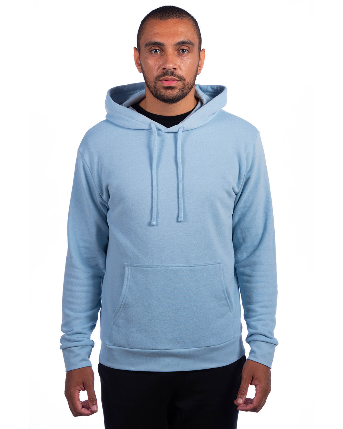Next Level Men's Apparel Adult Sueded French Terry Pullover Sweatshirt Next Level Apparel