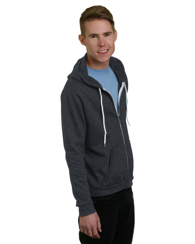 Bayside Men's Full-Zip Fashion Hooded Sweatshirt