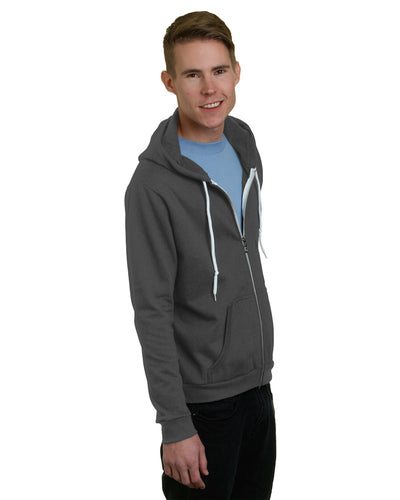 Bayside Men's Full-Zip Fashion Hooded Sweatshirt