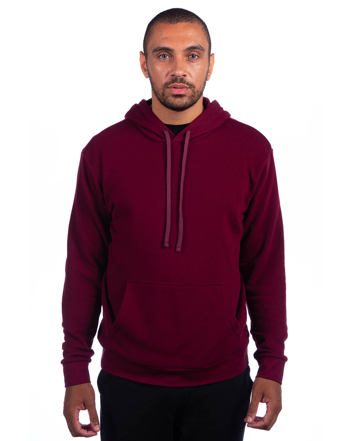 Next Level Men's Apparel Adult Sueded French Terry Pullover Sweatshirt Next Level Apparel