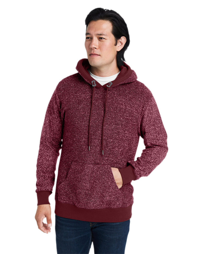 J America Unisex Aspen Fleece Pullover Hooded Sweatshirt
