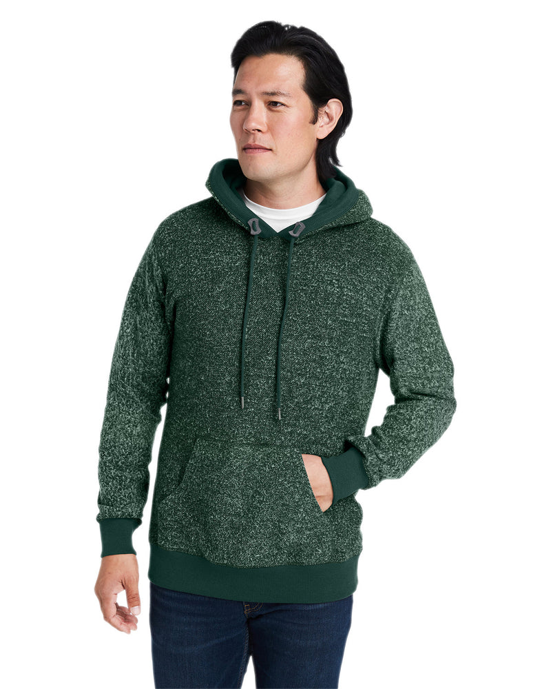 J America Unisex Aspen Fleece Pullover Hooded Sweatshirt