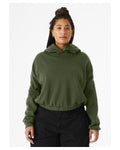 BELLA + CANVAS Women's Sponge Fleece Cinched Bottom Hoodie