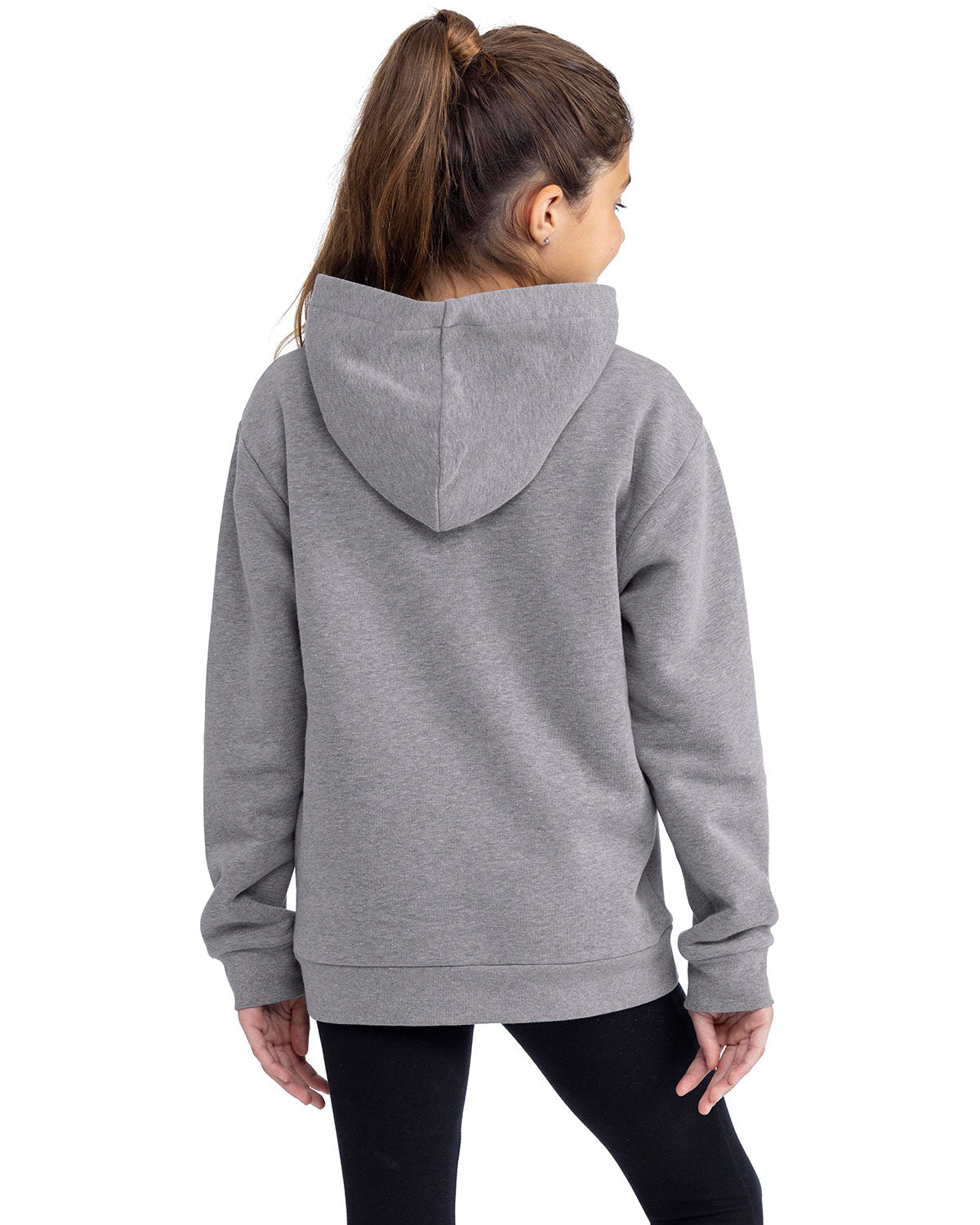 Next Level Apparel Youth Fleece Pullover Hooded Sweatshirt Next Level