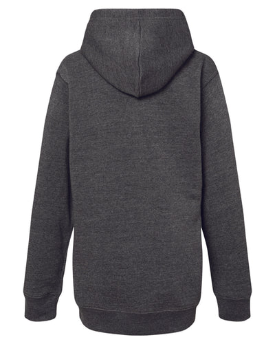J. America Youth Triblend Fleece Hooded Sweatshirt