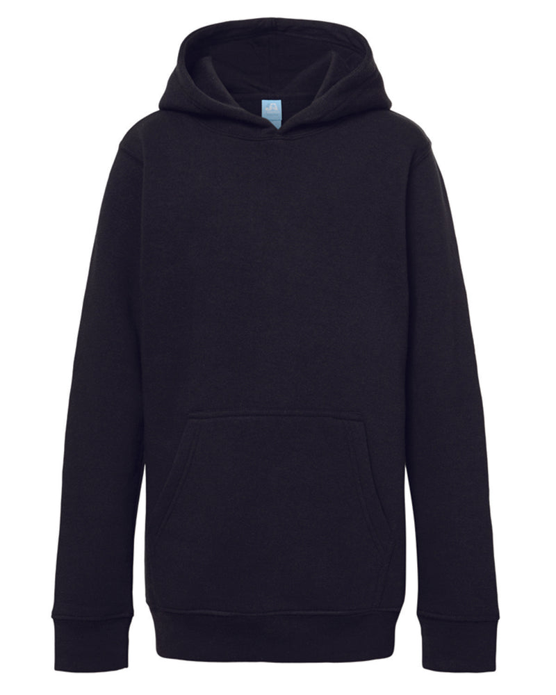 J. America Youth Triblend Fleece Hooded Sweatshirt