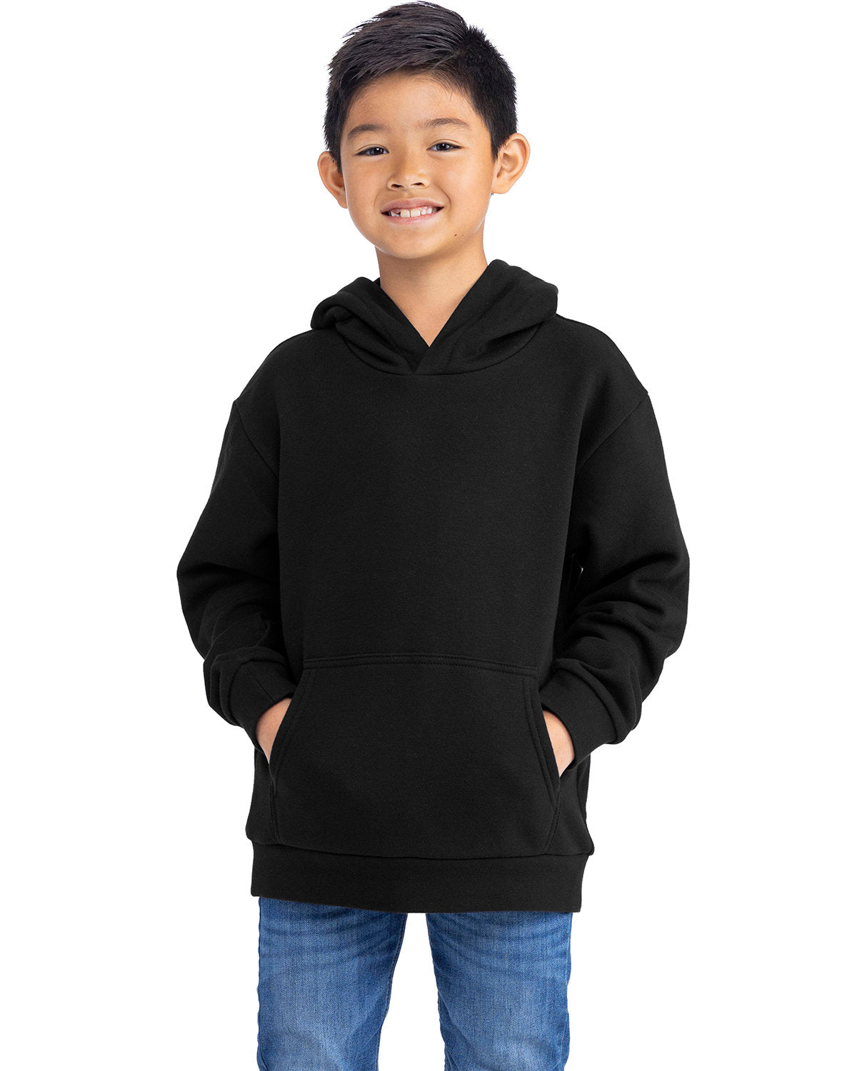 Next Level Apparel Youth Fleece Pullover Hooded Sweatshirt Next Level