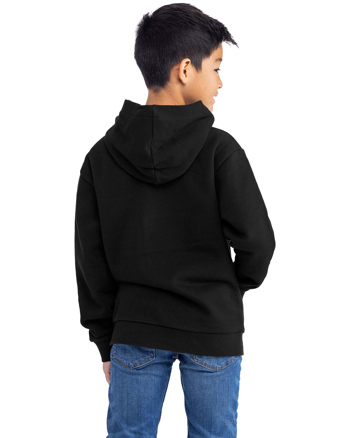 Next Level Apparel Youth Fleece Pullover Hooded Sweatshirt Next Level