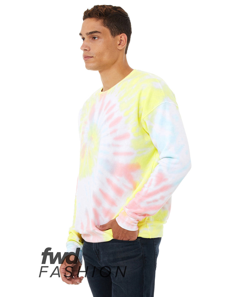 Bella + Canvas FWD Fashion Unisex Tie-Dye Pullover Sweatshirt