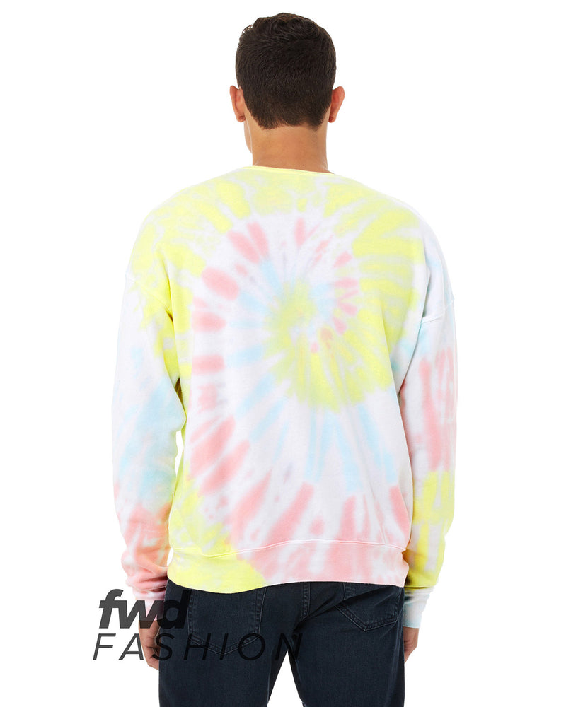 Bella + Canvas FWD Fashion Unisex Tie-Dye Pullover Sweatshirt