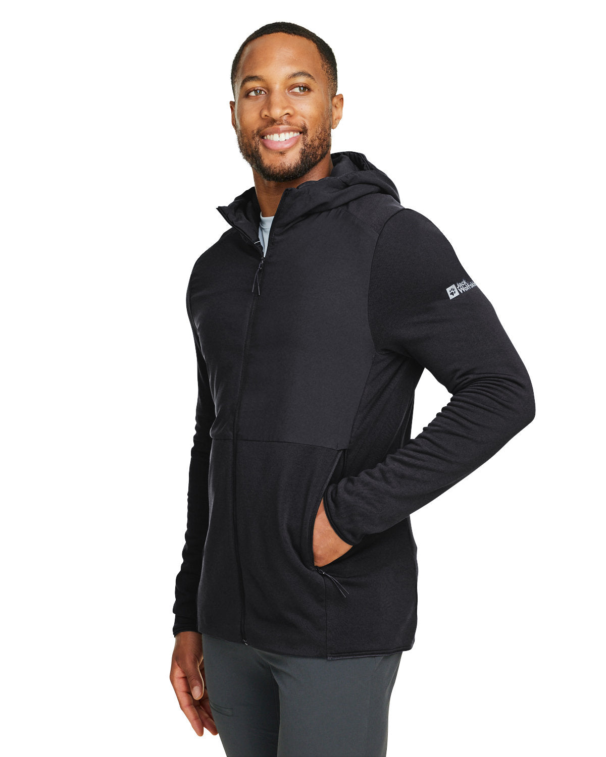 Jack Wolfskin Men's Pack And Go Rain Hybrid Jacket Jack Wolfskin