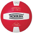 Tachikara SV5-WSC Sensi-Tec Volleyball - Scarlet/White Volleyball Volleyballs All