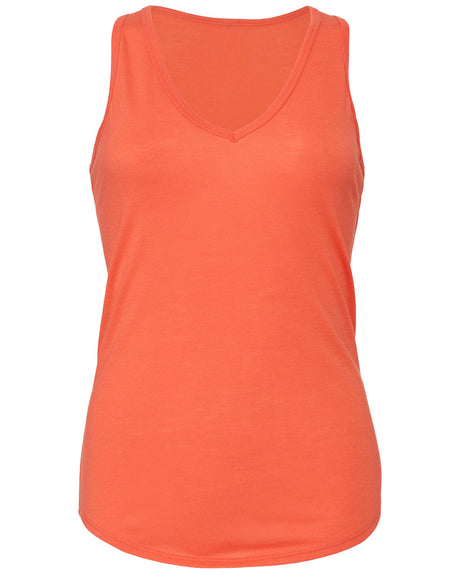 BELLA + CANVAS Ladies' Flowy V-Neck Tank Womens Apparel Shirts & Tops