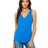 BELLA + CANVAS Ladies' Flowy V-Neck Tank Womens Apparel Shirts & Tops