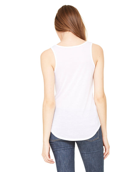 BELLA + CANVAS Ladies' Flowy V-Neck Tank Womens Apparel Shirts & Tops