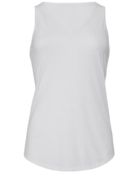 BELLA + CANVAS Ladies' Flowy V-Neck Tank Womens Apparel Shirts & Tops