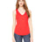 BELLA + CANVAS Ladies' Flowy V-Neck Tank Womens Apparel Shirts & Tops