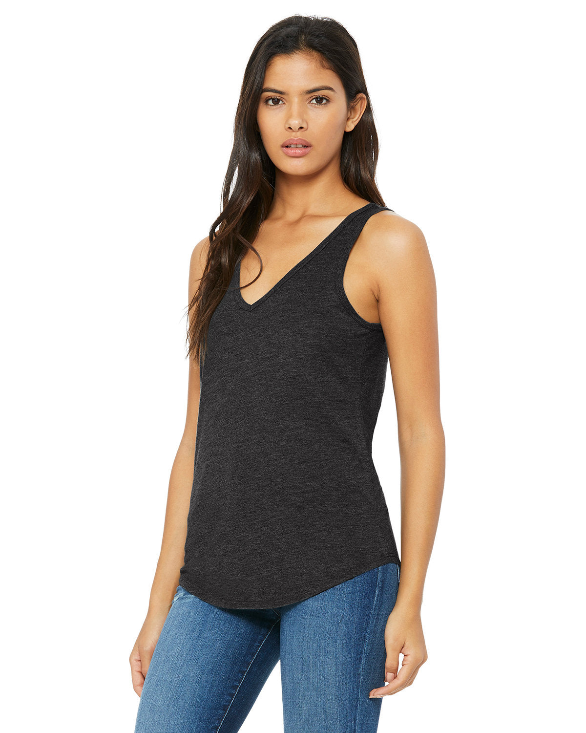 BELLA + CANVAS Ladies' Flowy V-Neck Tank