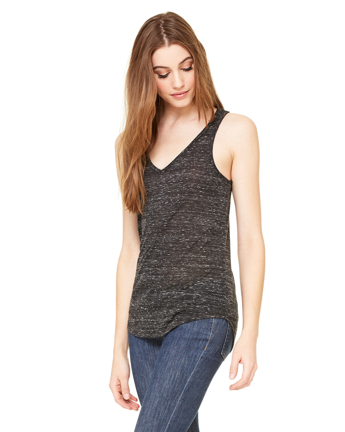 BELLA + CANVAS Ladies' Flowy V-Neck Tank