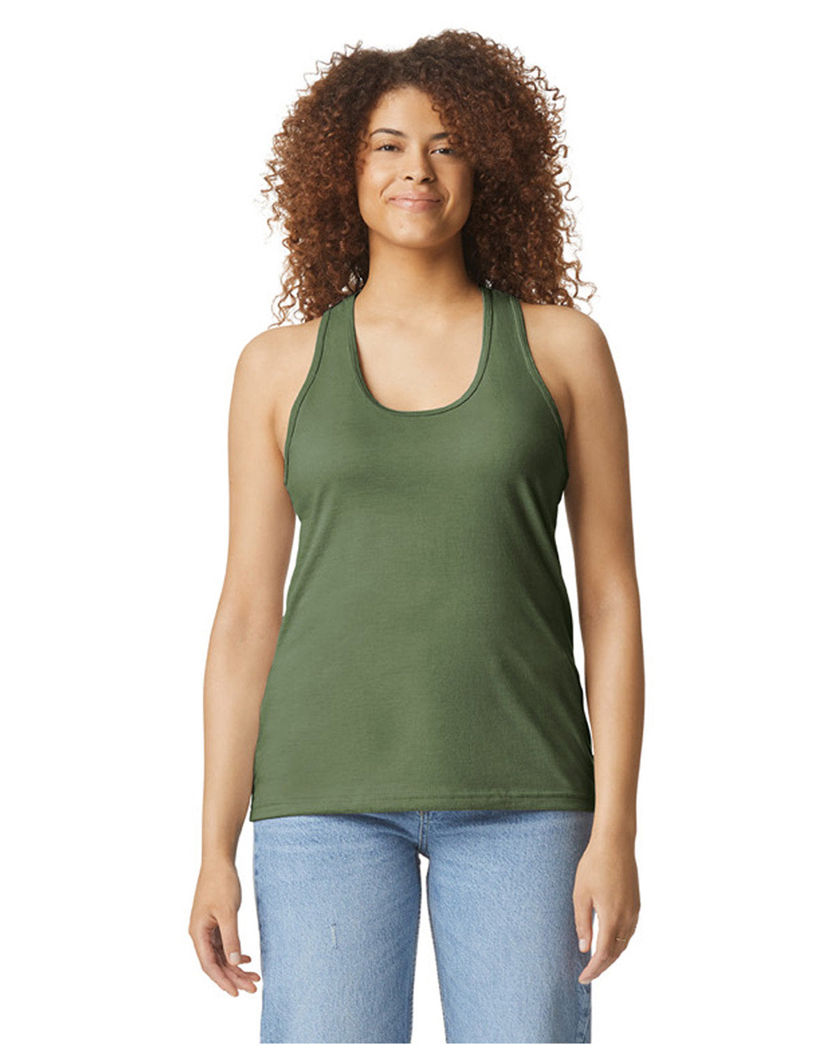 Gildan Ladies' Softstyle CVC Racerback Tank Gildan