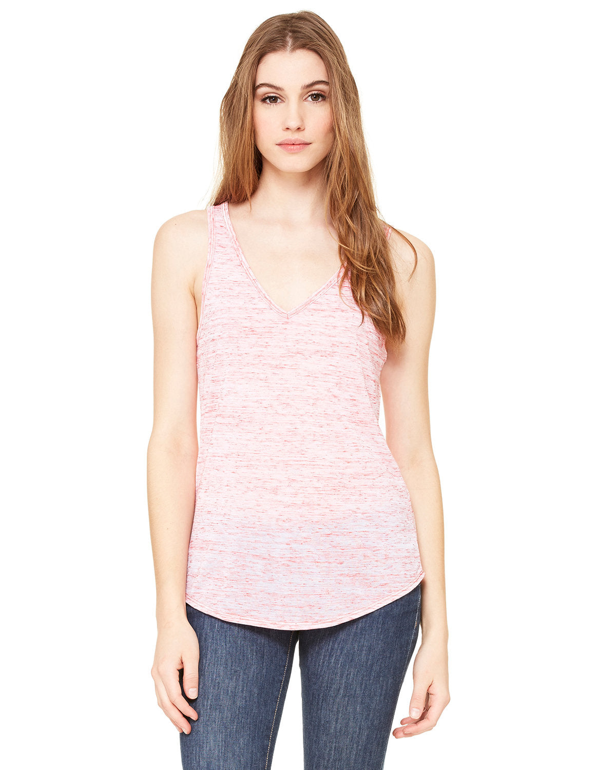 BELLA + CANVAS Ladies' Flowy V-Neck Tank