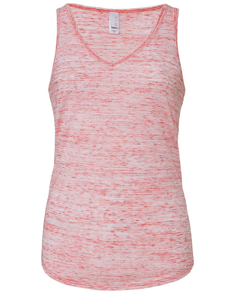 BELLA + CANVAS Ladies' Flowy V-Neck Tank Womens Apparel Shirts & Tops